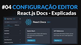 Configuração do Editor - React.js Docs - Explicadas #04