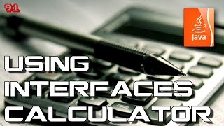 JAVA Interface tutorial - Simple Calculator