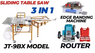 Brushless Silent & Dust Free Mother Saw || Multi-Functional Sliding Table Saw || JT-9BX Model.
