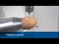 Egg Carving - Self-adaptive machining technology by Beijing Jingdiao