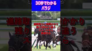 【金鯱賞2024】30秒でわかるバラジ