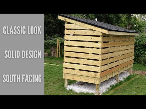 How to build a Firewood-Storage Shed How to build a Firewood-Storage Shed