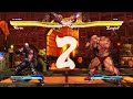 Raven & Bryan vs Zangief & Balrog (Hardest AI) - Street Fighter X Tekken