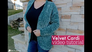 Velvet Cardi Crochet Pattern Companion Video