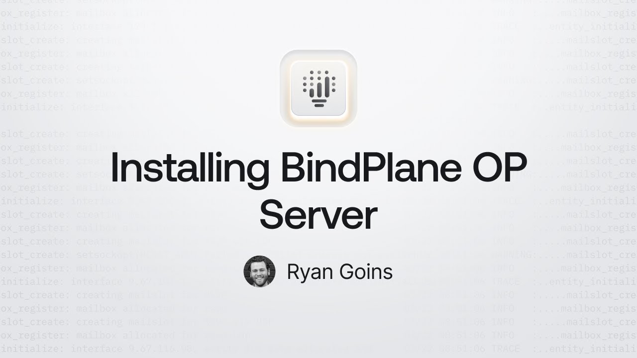 Install Bindplane Op Server Youtube