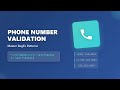 Phone Number Validation with RegEx: A Beginner's Guide