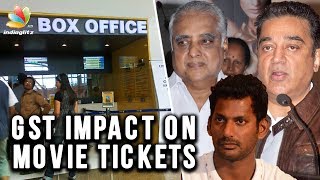 Theatres To Go On Strike : GST Impact | Tamil Cinema News | Kamal, Vishal, Abhirami Ramanathan