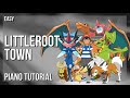 SUPER EASY: How to play Littleroot Town (Pokemon)  by Junichi Masuda on Piano (Tutorial)