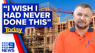 Aussie homes left unfinished amid worker shortage crisis | 9 News Australia