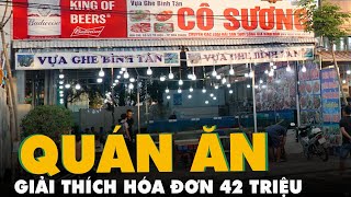 Quán hải sản có hóa đơn tính hơn 42 triệu đồng giải thích việc trả lại 12 triệu