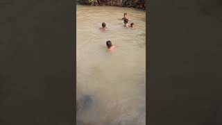 Swimming boys in Ambakapalli