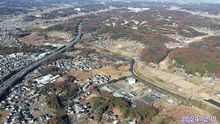 滑川町【月の輪上空撮影】（2024 12 17）