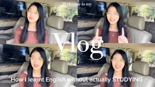 How I learnt English without actually STUDYING + My English learning journey 📚