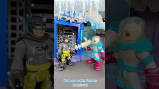Batman vs Mr Freeze Imaginext Toy scene | Toy animation | Tried something new #shorts