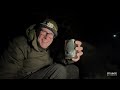 bushcraft camp sleeping under a tarp with just a blanket uk bushcraft firepit cooking fyp