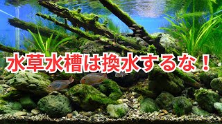 水草水槽の管理は水道水の硬度を確認してからにしよう！