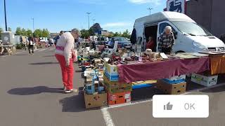 Marchés secondaires en Belgique. Brocante - marché aux puces.