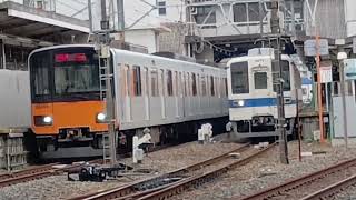 東武50050系  51056編成　急行　南栗橋行き　西新井駅発車