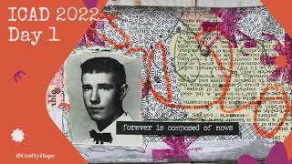 ICAD 2022 Day 1 - Index Card Mixed Media Art