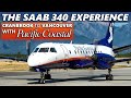 FLYING THE SAAB 340B! Pacific Coastal Cranbrook to Vancouver