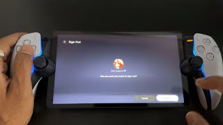 How to Sign Out user from PLAYSTATION PORTAL REMOTE PLAYER