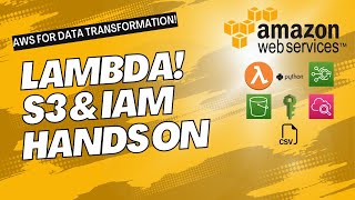 How to create a Lambda Function ? S3 Triggers with IAM | Read csv data From S3 ~ AWS Hands On !