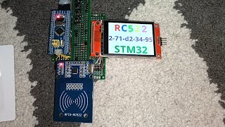 RC522 RFID STM32 ILI9341 SPI TFT STM32F103