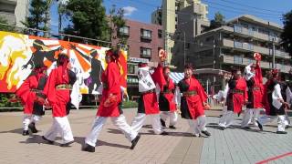 神町よさこい　華神桜舞(2014相模原よさこいRANBU！)