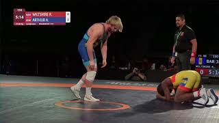 Qual. FS - 86 kg: R. WILTSHIRE (BAR) v. A. ARTHUR (JAM)