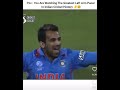 Best of Zaheer khan. Left arm pacer in Cricket world cup for #india #IPL #zaheer