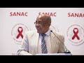 acting minister of health aaron motsoaledi s remarks during the extended sanac plenary in cape town