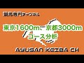 【コース】東京1600m、京都3000m コース分析