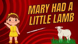 Mary Had A Little Lamb | Nursery Rhymes | Babymk and Kid Songs