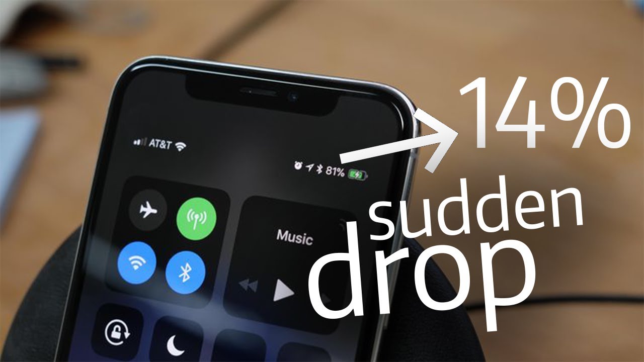 Iphone Battery Drops Suddenly How To Fix Youtube