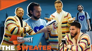 First Things First All-Access: Nick gifts Brou & Wildes matching Jayson Tatum sweaters | BONUS