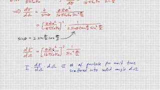 PHYS3740 Lecture21-10 Rutherford Cross-Section