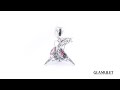 glamulet ® aladdin magic lamp dangle charm swarovski