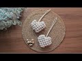 How to Make a Macramé 3D Heart Charm | Step-by-Step Tutorial