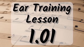 Ear Training - Lesson 1.01 - A scale (I - III - V). Very Easy.