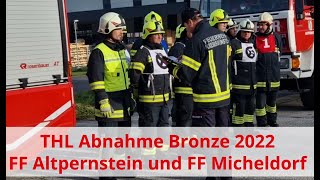 THL Bronze der FF Atpernstein und FF Micheldorf, Nov 2022