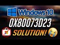 How to Fix Microsoft Store Error 0x80073D23 in Windows 10 - [3 Solutions] 2026