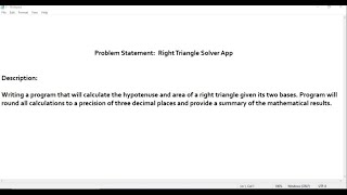 Right Triangle Solver App