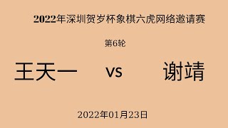 2022年深圳贺岁杯象棋六虎网络邀请赛 | 第6轮 | 王天一vs谢靖