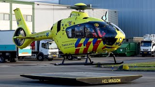 Lifeliner 2 (PH-LLN) departs from Rotterdam Airport to Hoorn