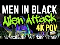 MEN IN BLACK : ALIEN ATTACK / 4K Front Row POV / Universal Studios Orlando Florida