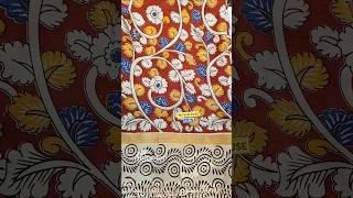 Printed kalamkari on Mangalgiri saree. #shorts