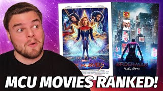 All 33 MCU Movies Ranked! (w/ The Marvels)