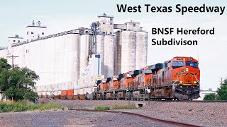 West Texas Speedway - Railfanning BNSF’s Hereford Subdivision