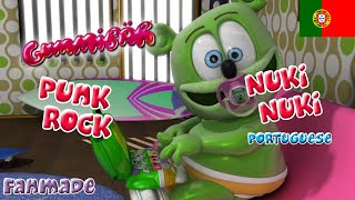 Gummibär - Nuki Nuki Punk Rock Portuguese Version - Ursinho Gummy - The Gummy Bear (FANMADE)