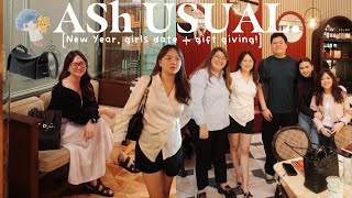 #AShUSUAL: NEW YEAR, GIRLS DATE + LATE GIFT GIVING! | ASHLEY SANDRINE